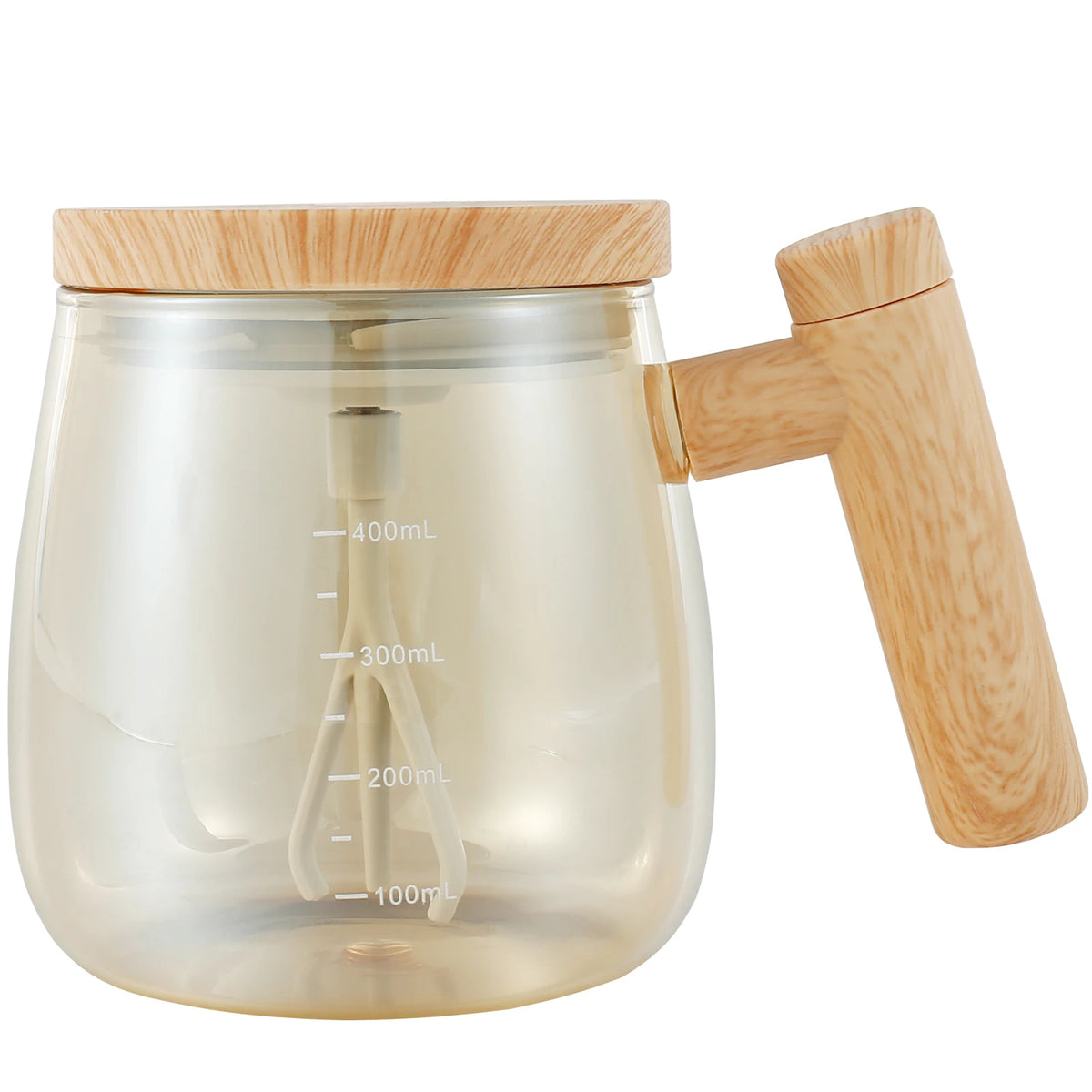 1 Pc Self Stirring Mug with Measurement Glass Self Mixing Mug 400ML Selfs Mixing Cups Battery Powered Selfs Stirring Coffee Mugs