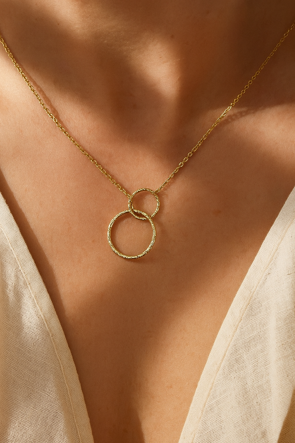 Double CIrcle Necklace
